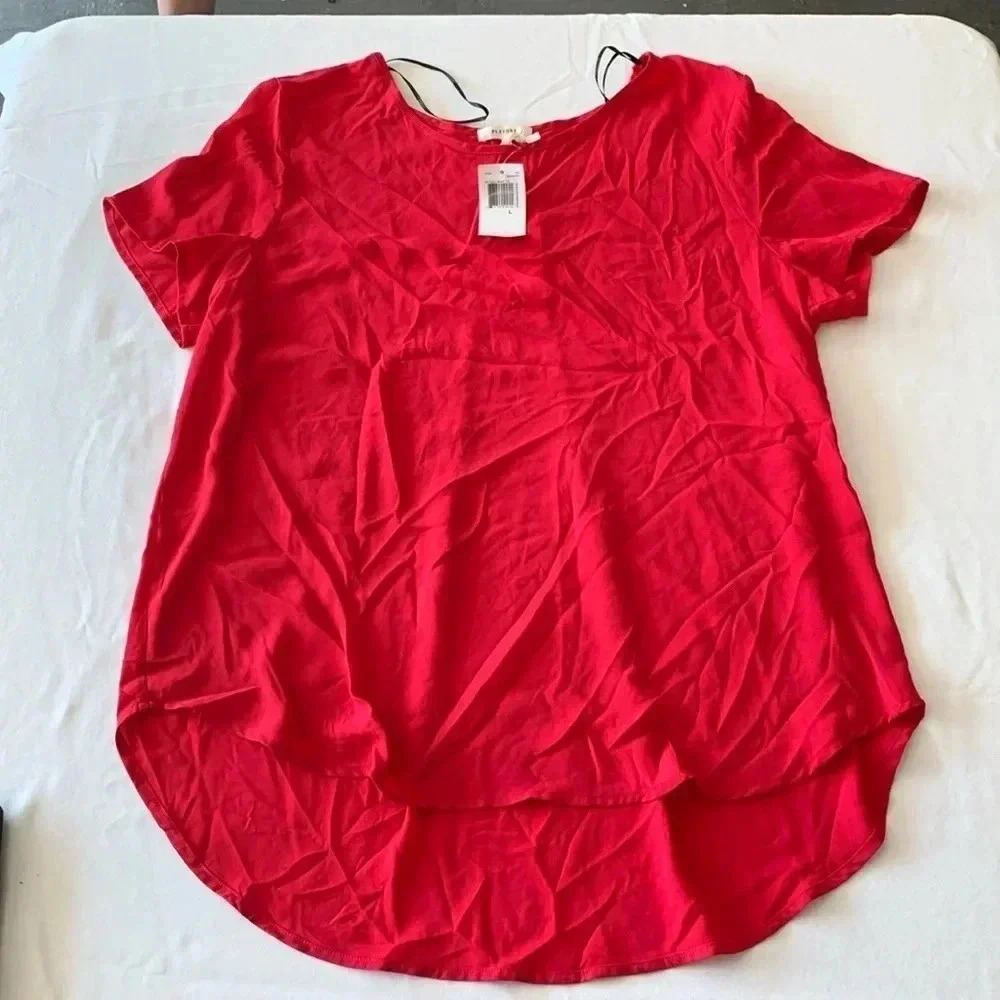 Pleione women’s blouse top shirt large NWT